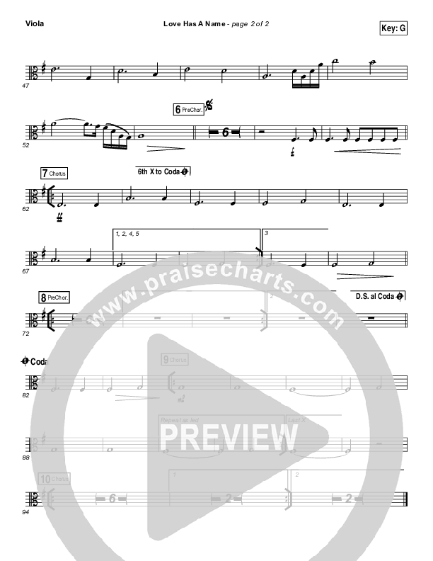 Love Has A Name Viola (Jesus Culture / Kim Walker-Smith)