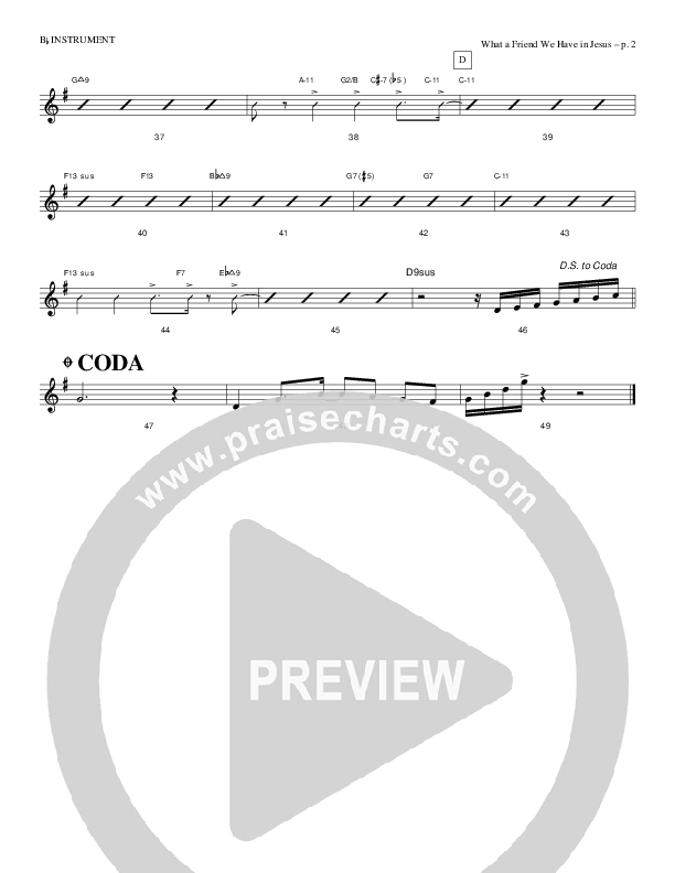 What A Friend We Have In Jesus Bb Instruments (Causeway)