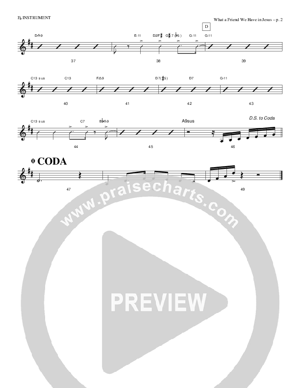 What A Friend We Have In Jesus Eb Instruments (Causeway)