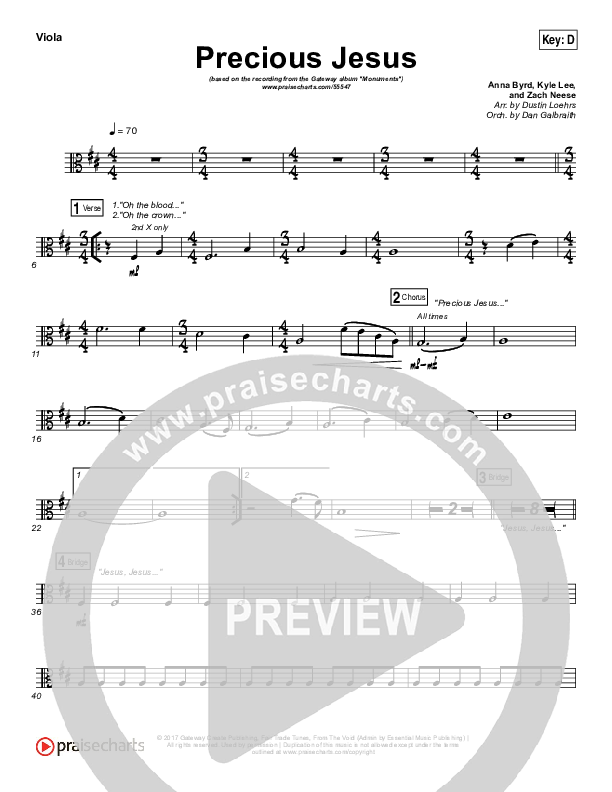 Precious Jesus Viola (GATEWAY)