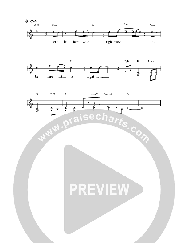 As It Is In Heaven Lead Sheet (Corey Voss / Alisa Turner / Michael Farren)