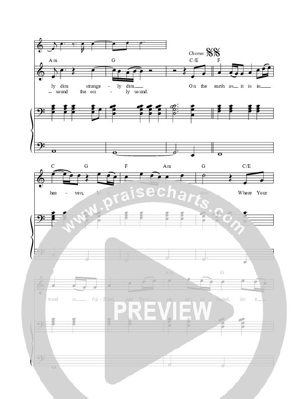 As It Is In Heaven Piano/Vocal & Lead (Corey Voss / Alisa Turner / Michael Farren)