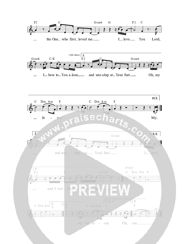 My Jesus Lead Sheet (Chris Sayburn)