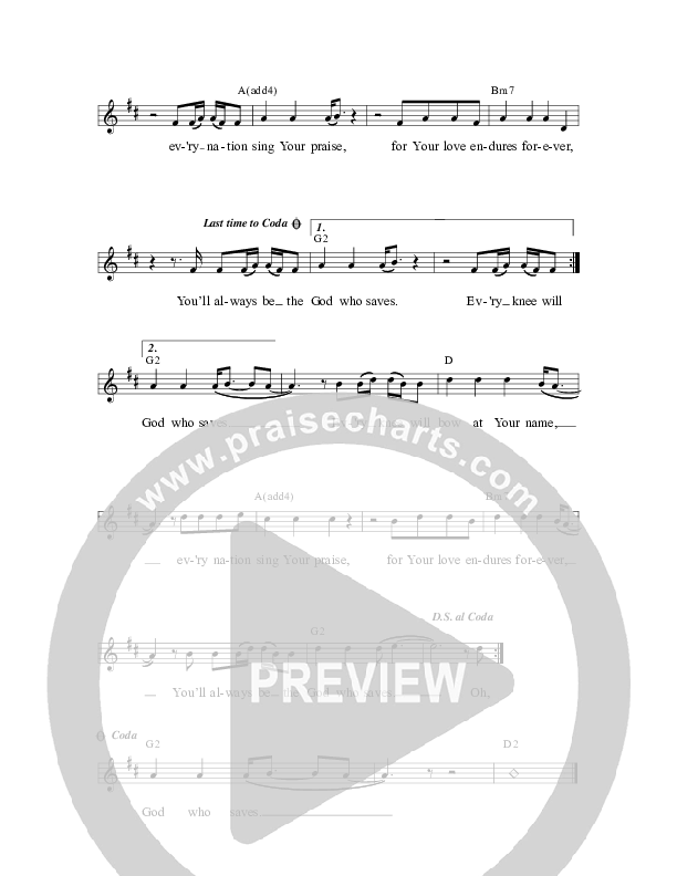 Trust In You Lead Sheet (Chris Sayburn)