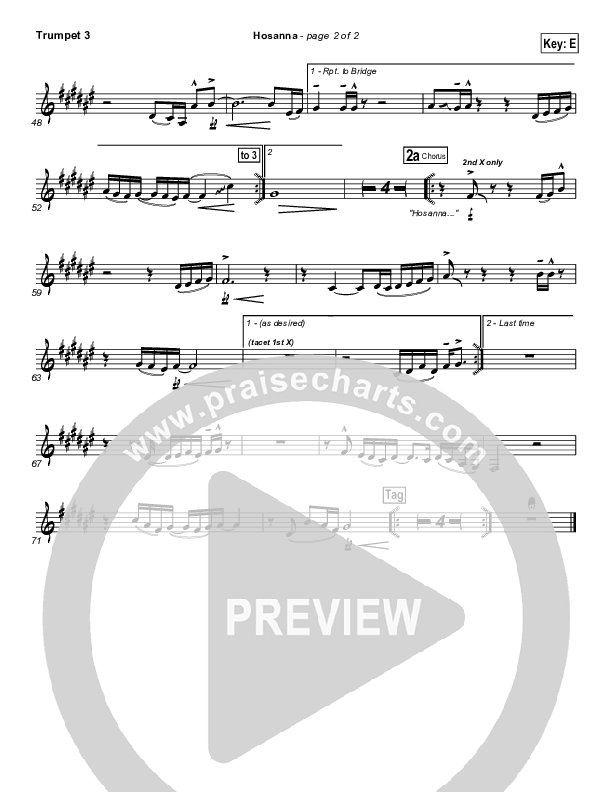 Hosanna Trumpet 3 (Hillsong Worship)