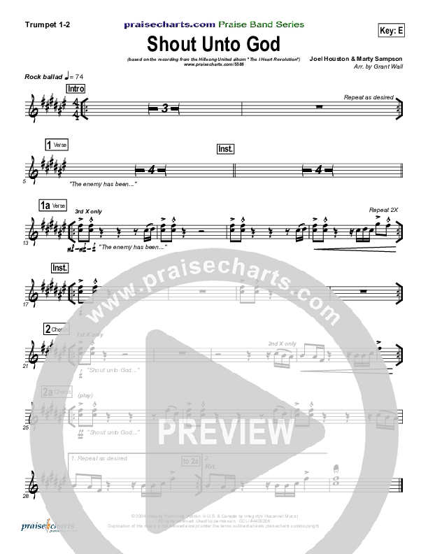 Shout Unto God Trumpet 1,2 (Hillsong Worship)