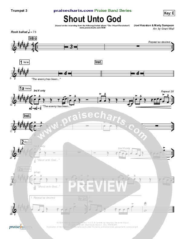 Shout Unto God Trumpet 3 (Hillsong Worship)