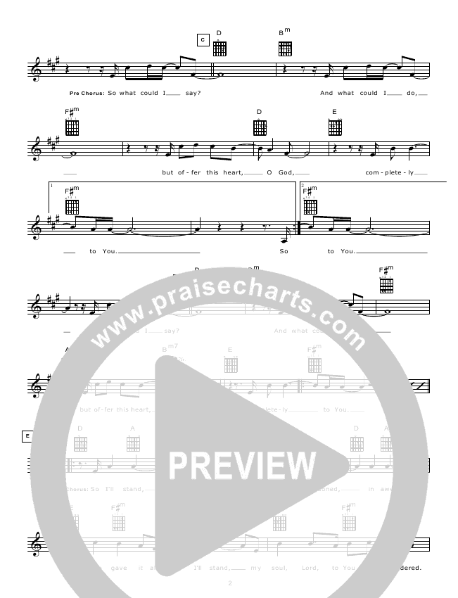 The Stand Sheet Music PDF (Hillsong Worship) PraiseCharts