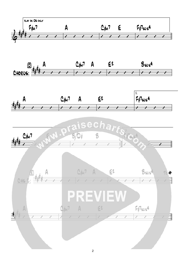 There Is Nothing Like (Instrumental) Chord Chart (Hillsong Worship)