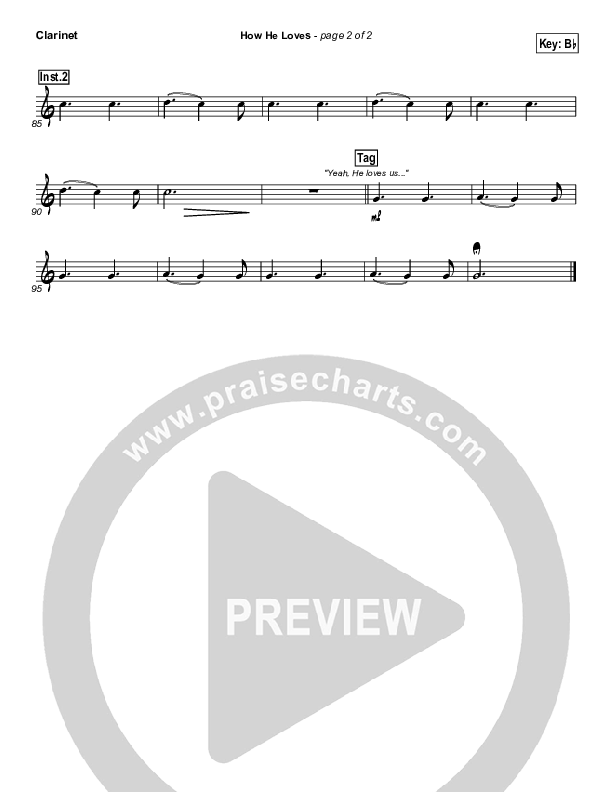 How He Loves Clarinet (Eddie Kirkland)