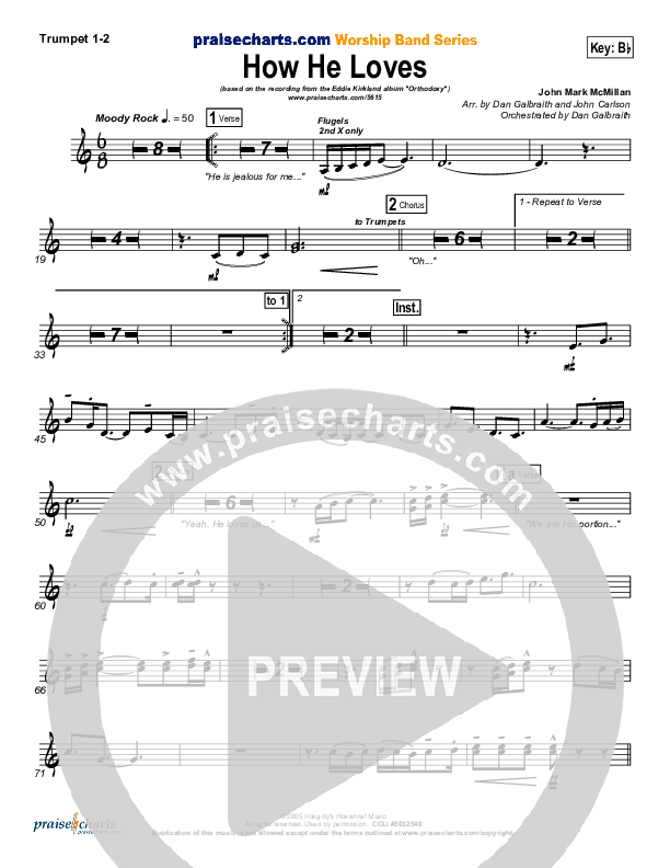 How He Loves Brass Pack (Eddie Kirkland)