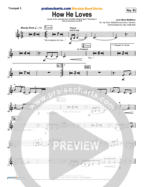 How He Loves Trumpet 3 (Eddie Kirkland)