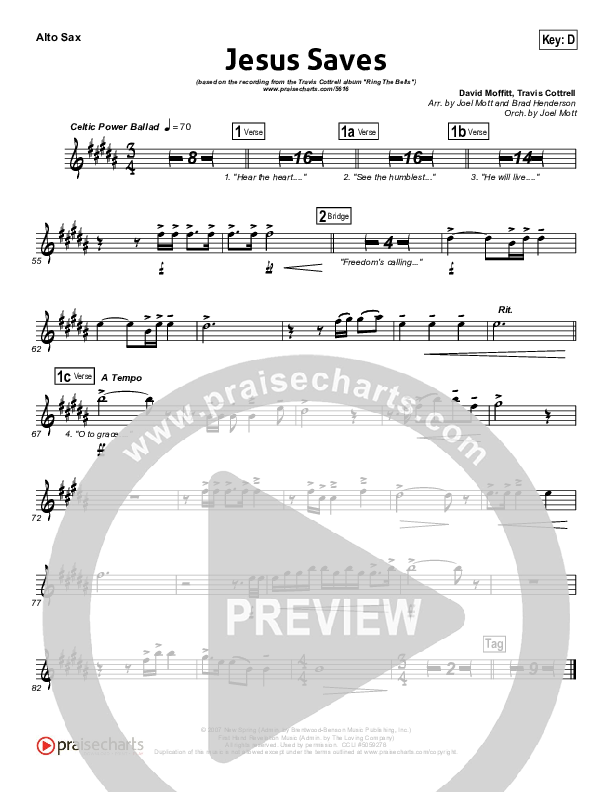Jesus Saves Alto Sax (Travis Cottrell)
