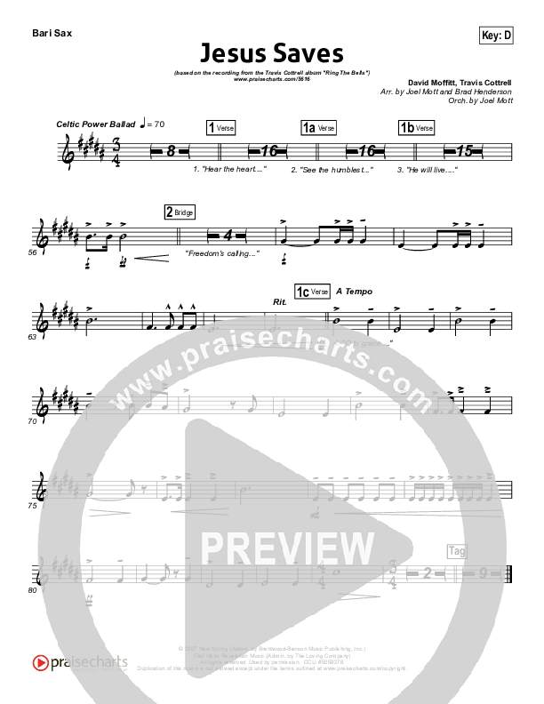 Jesus Saves Bari Sax (Travis Cottrell)