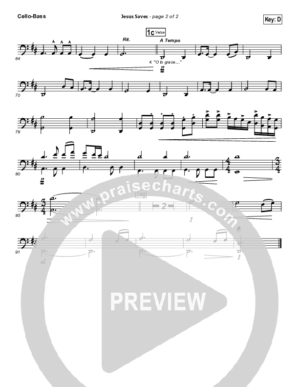 Jesus Saves Cello/Bass (Travis Cottrell)