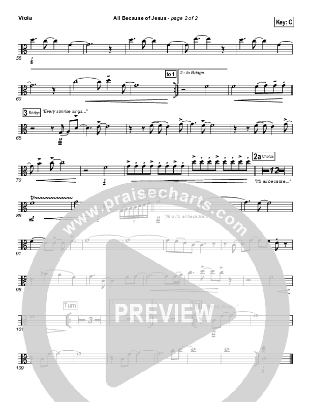 All Because Of Jesus Viola (FEE Band)