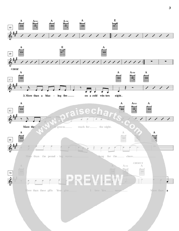 More Lead Sheet (Brian Doerksen)