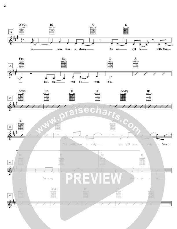 Eternity Lead Sheet (Brian Doerksen)