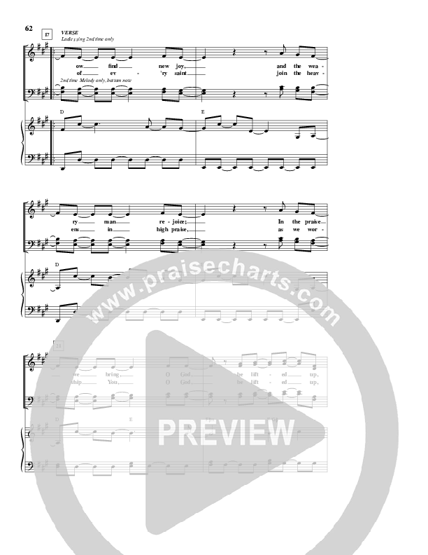 Be Lifted Up Lead & Piano (Don Moen)