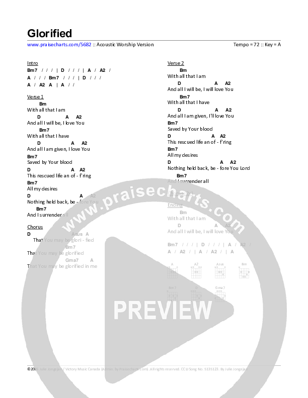 Glorified Chord Chart (Toby Baxley)
