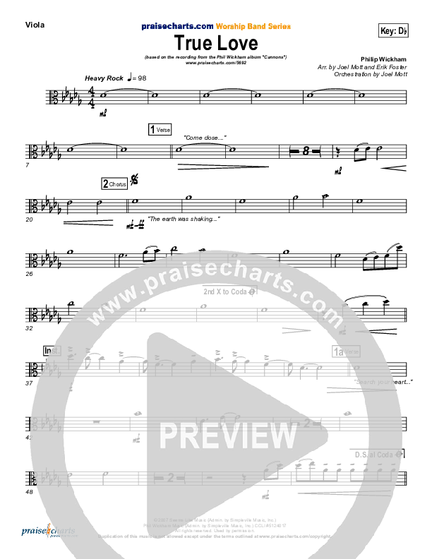 True Love Viola (Phil Wickham)