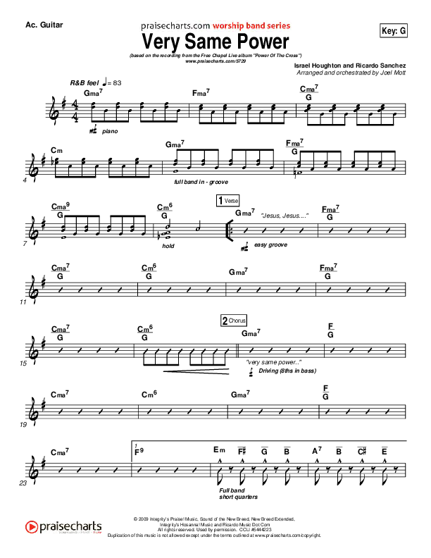 Very Same Power Acoustic Guitar (Free Chapel)