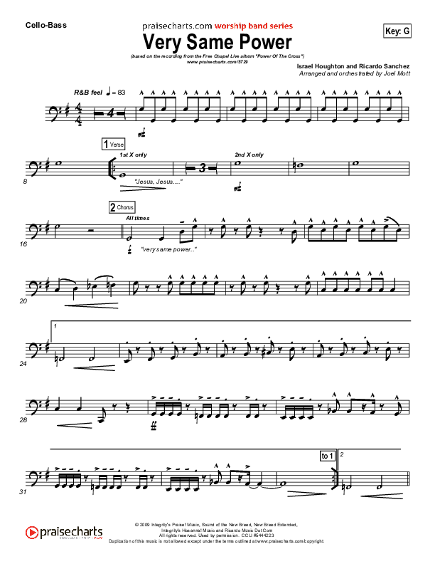Very Same Power Cello/Bass (Free Chapel)