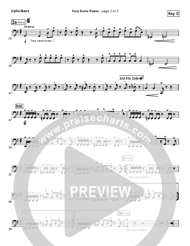 Very Same Power Cello/Bass (Free Chapel)