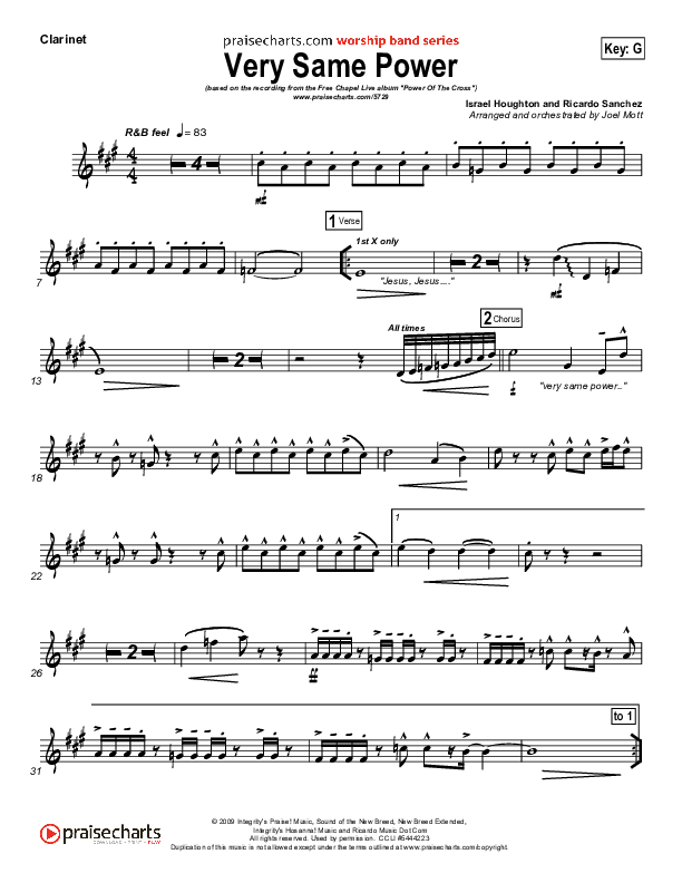 Very Same Power Clarinet (Free Chapel)