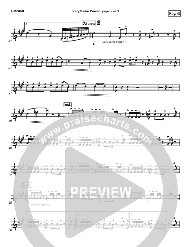 Very Same Power Clarinet (Free Chapel)