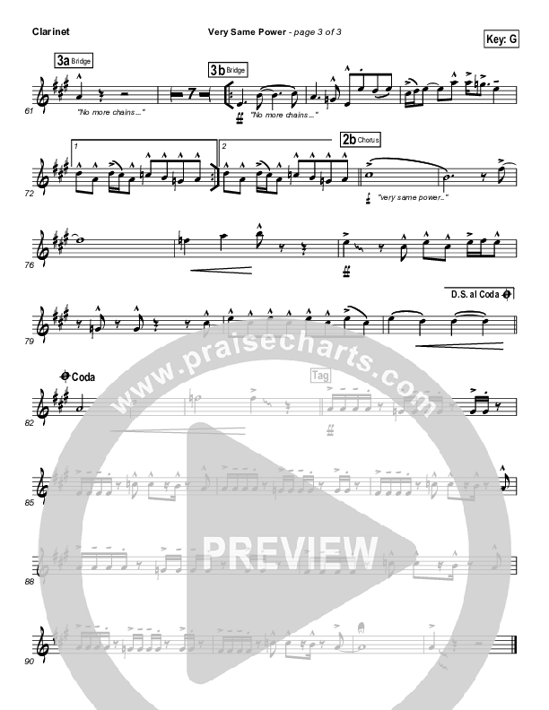 Very Same Power Clarinet (Free Chapel)