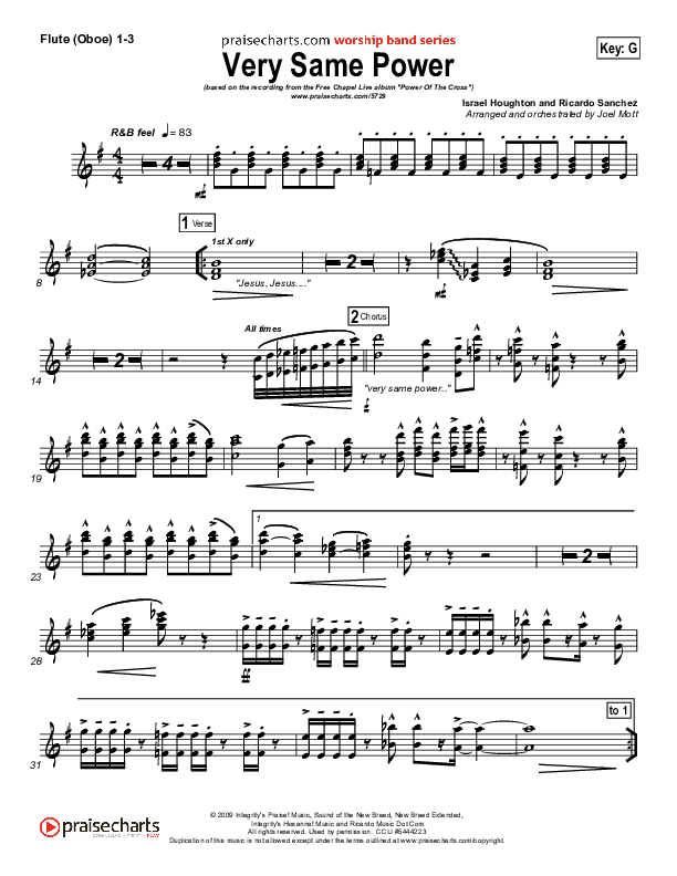 Very Same Power Flute/Oboe 1/2/3 (Free Chapel)