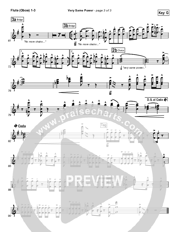 Very Same Power Flute/Oboe 1/2/3 (Free Chapel)