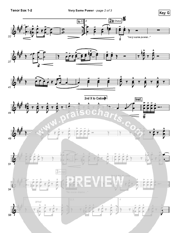 Very Same Power Tenor Sax 1/2 (Free Chapel)