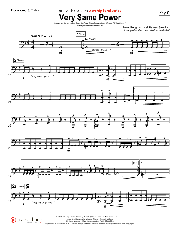 Very Same Power Trombone 3/Tuba (Free Chapel)