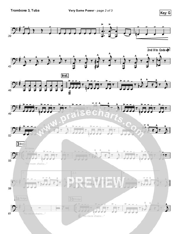 Very Same Power Trombone 3/Tuba (Free Chapel)