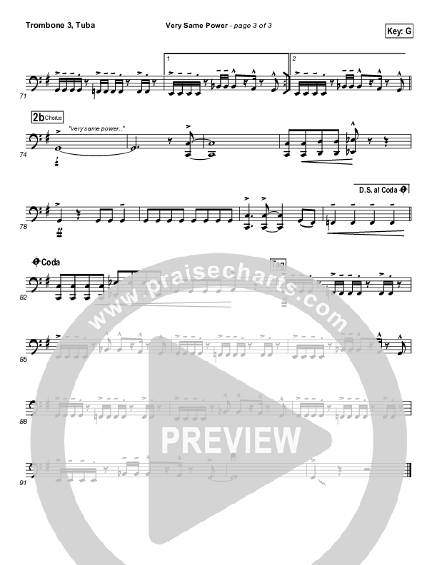 Very Same Power Trombone 3/Tuba (Free Chapel)
