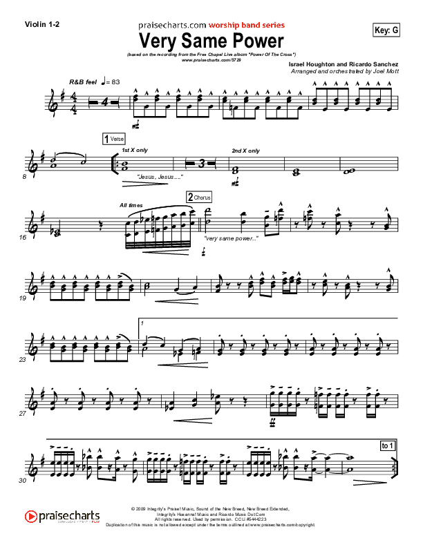 Very Same Power Violin 1/2 (Free Chapel)