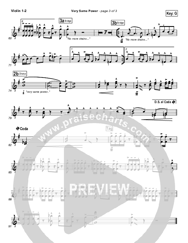 Very Same Power Violin 1/2 (Free Chapel)