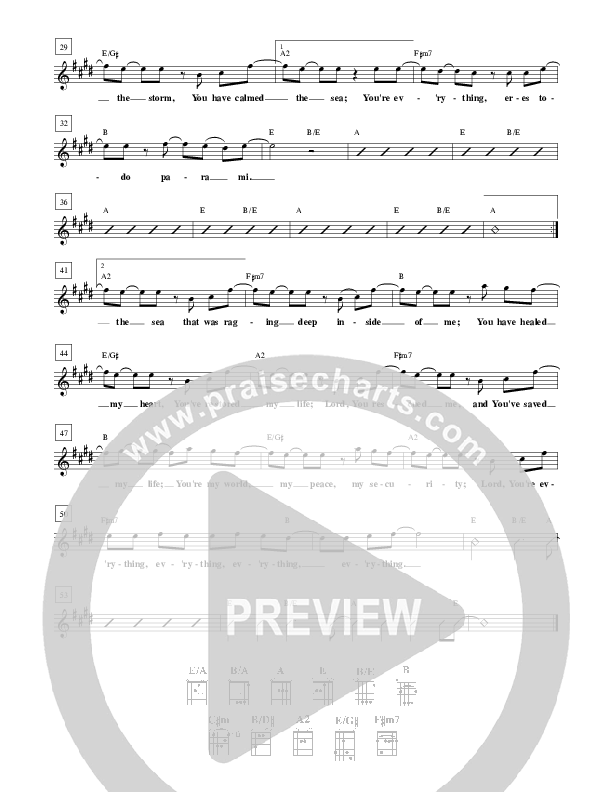 Eres Todo Pari Mi Lead Sheet (Free Chapel)