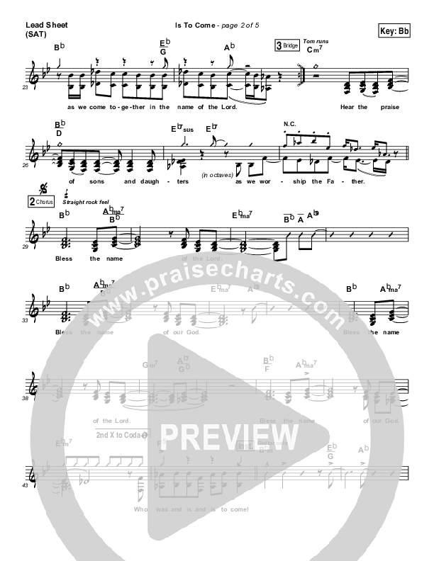 Is To Come Lead (SAT) (Ricardo Sanchez)