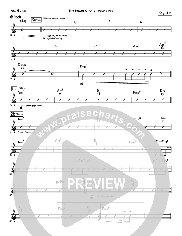 The Power of One Acoustic Guitar (Israel Houghton)