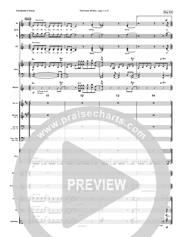 The Power of One Conductor's Score (Israel Houghton)