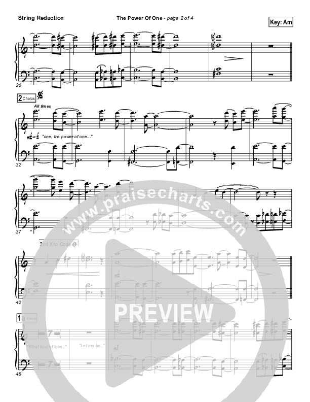 The Power of One Synth Strings (Israel Houghton)