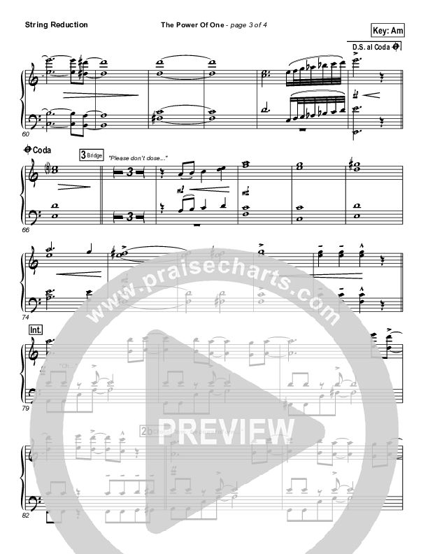 The Power of One Synth Strings (Israel Houghton)