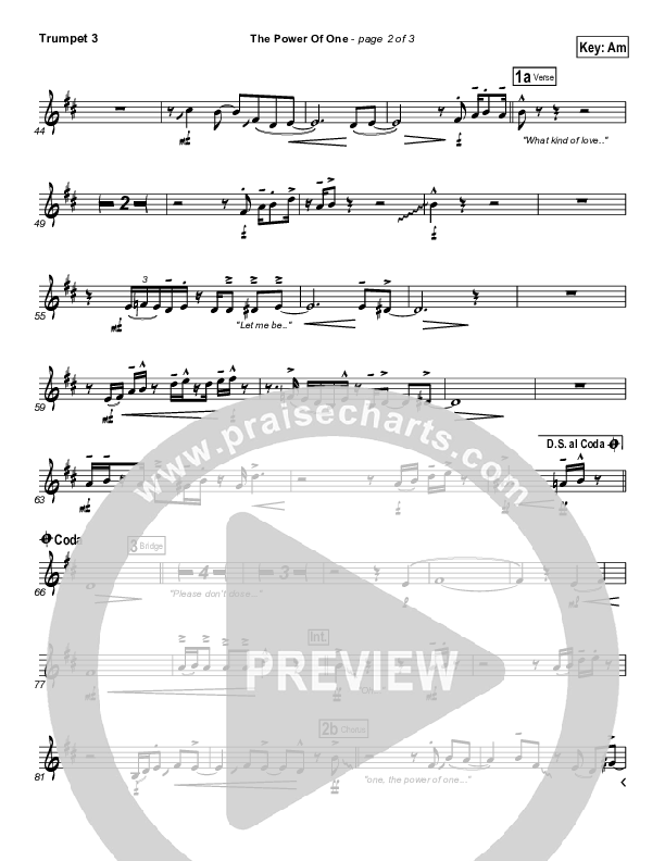 The Power of One Trumpet 3 (Israel Houghton)