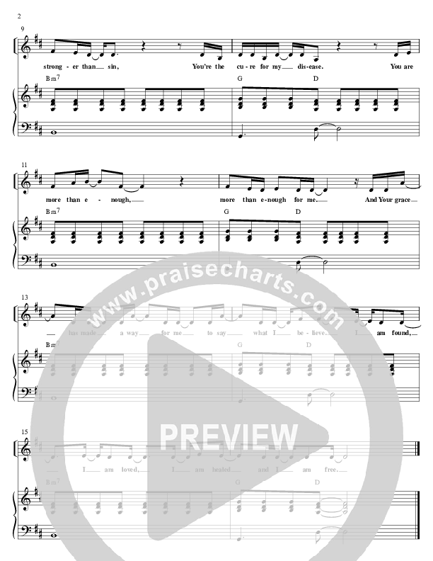 You Found Me Lead Sheet (Israel Houghton)