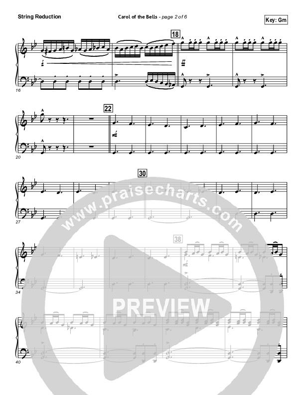 Carol Of The Bells (Instrumental) Synth Strings (John Wasson)