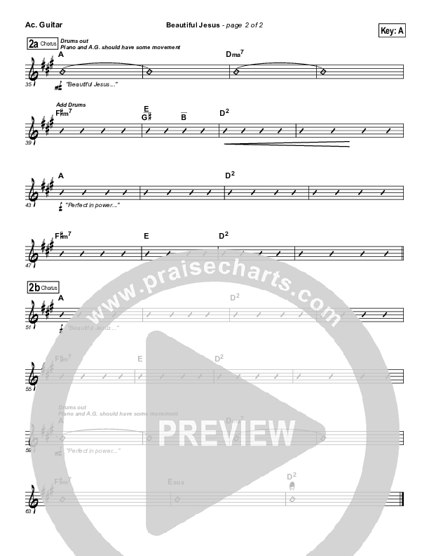 Beautiful Jesus Acoustic Guitar (Kristian Stanfill)