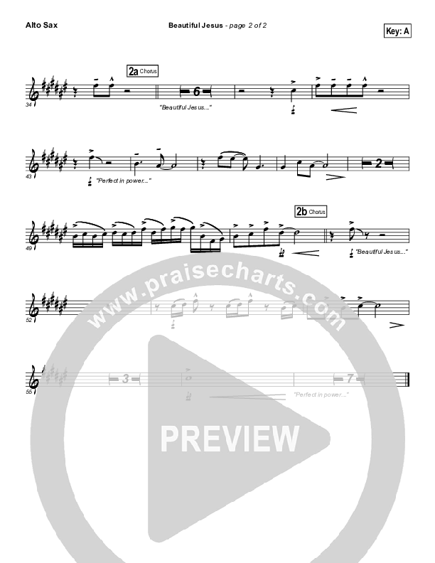 Beautiful Jesus Alto Sax (Kristian Stanfill)